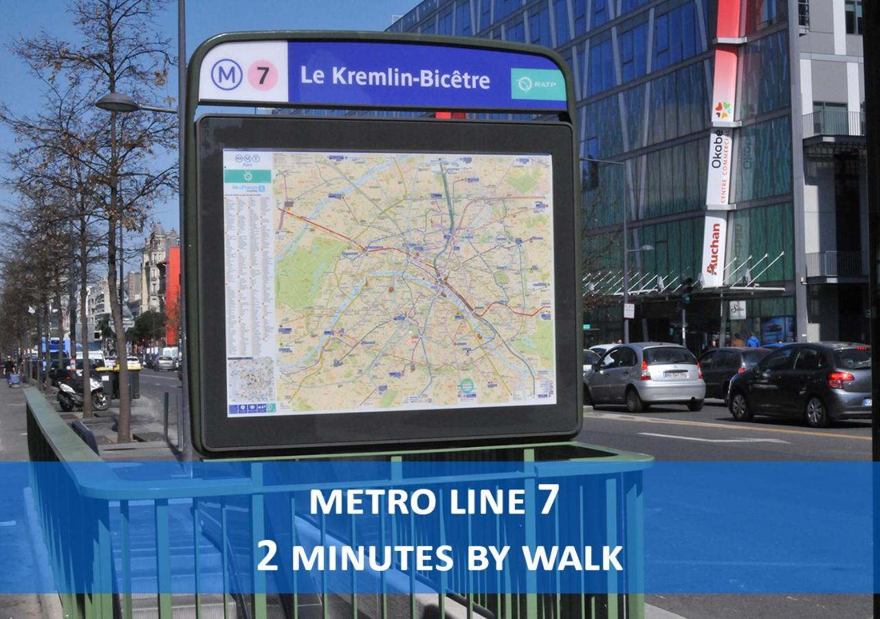 Beausoleil Studio Metro Paris Sud Le Kremlin-Bicêtre Dış mekan fotoğraf